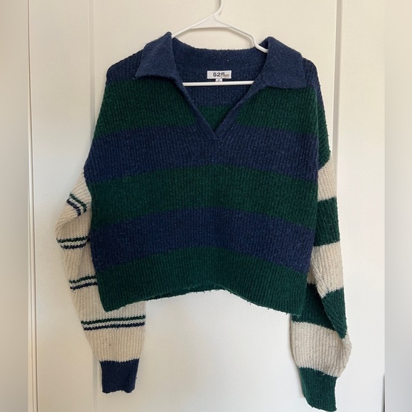 525 America Colorblock Andi Sweater - Picture 1 of 7